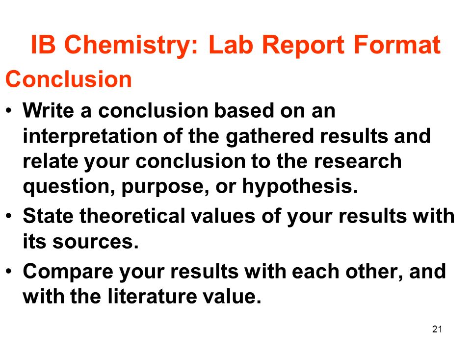Chemistry Lab Report Writing Service- To Remove All Your Difficulties